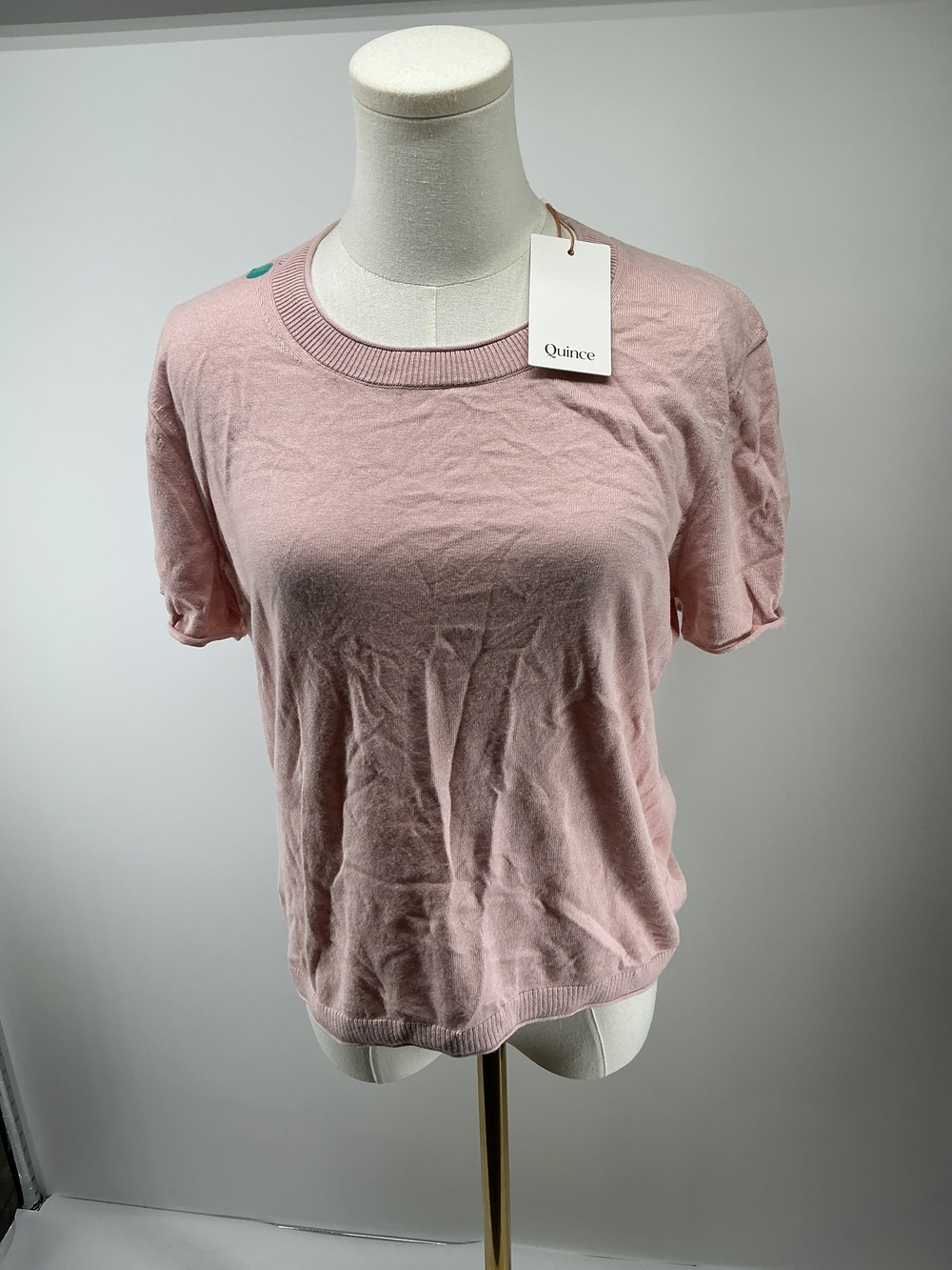 Lightweight Cotton Cashmere Relaxed Sweater Tee